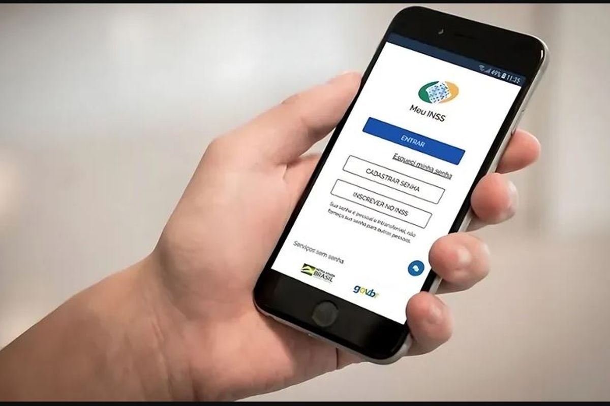 App INSS. Foto: Ilustra&ccedil;&atilde;o