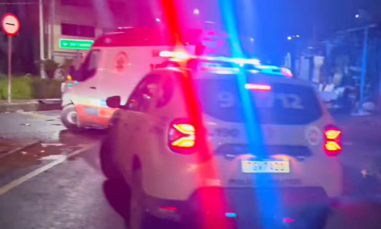 Homem assassinado a tiros na Avenida Gal Costa, em Salvador. Foto: reprodução | Alô Juca