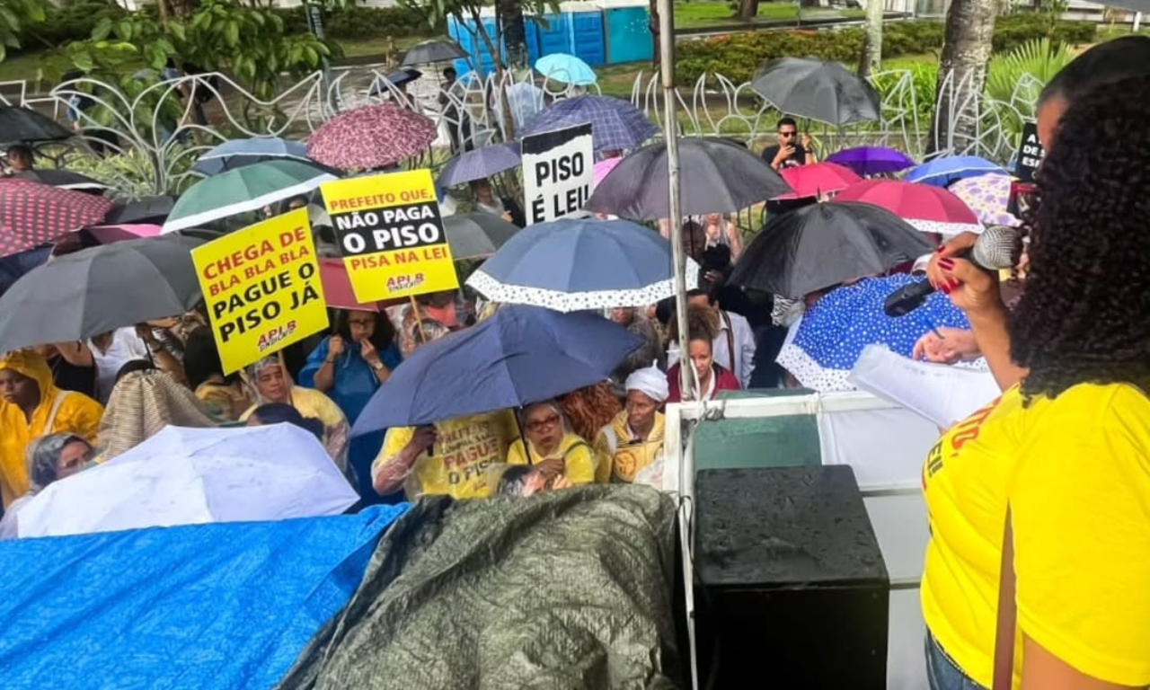 Greve. Foto: redes sociais | @aplbsindicatobahia