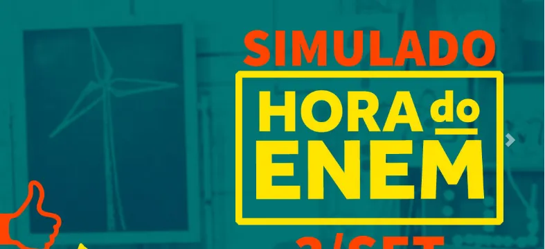 HORA DO ENEM: Terceiro simulado começa neste sábado; Saiba como participar