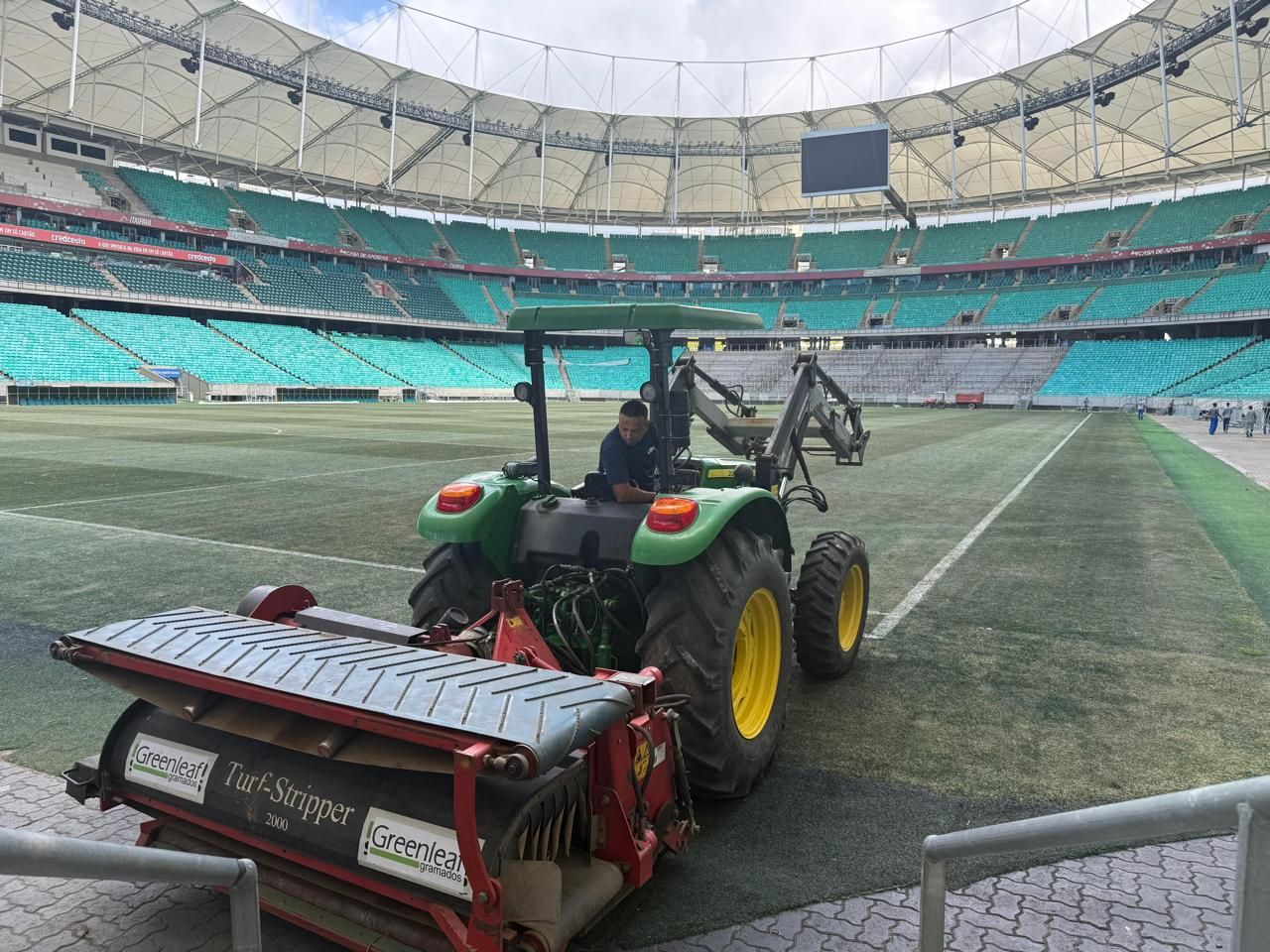 Gramado da Arena Fonte Nova será totalmente trocado. Foto: Divulgação | Casa de Apostas Arena Fonte Nova