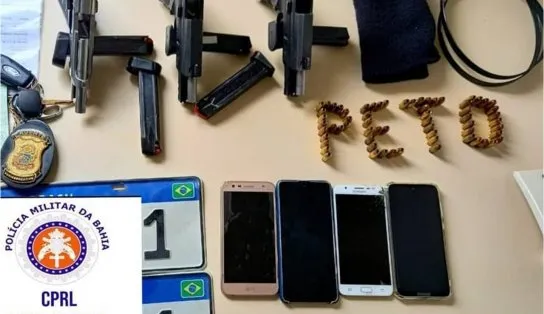 Ex-agentes penais são presos suspeitos de tentativa de sequestro no interior da Bahia