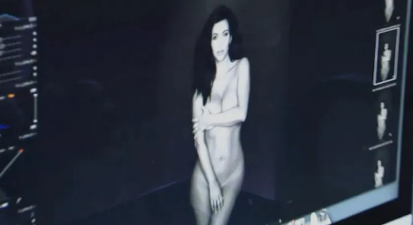 Kanye West compartilha fotos de Kim Kardashian nua: “Sou muito sortudo”