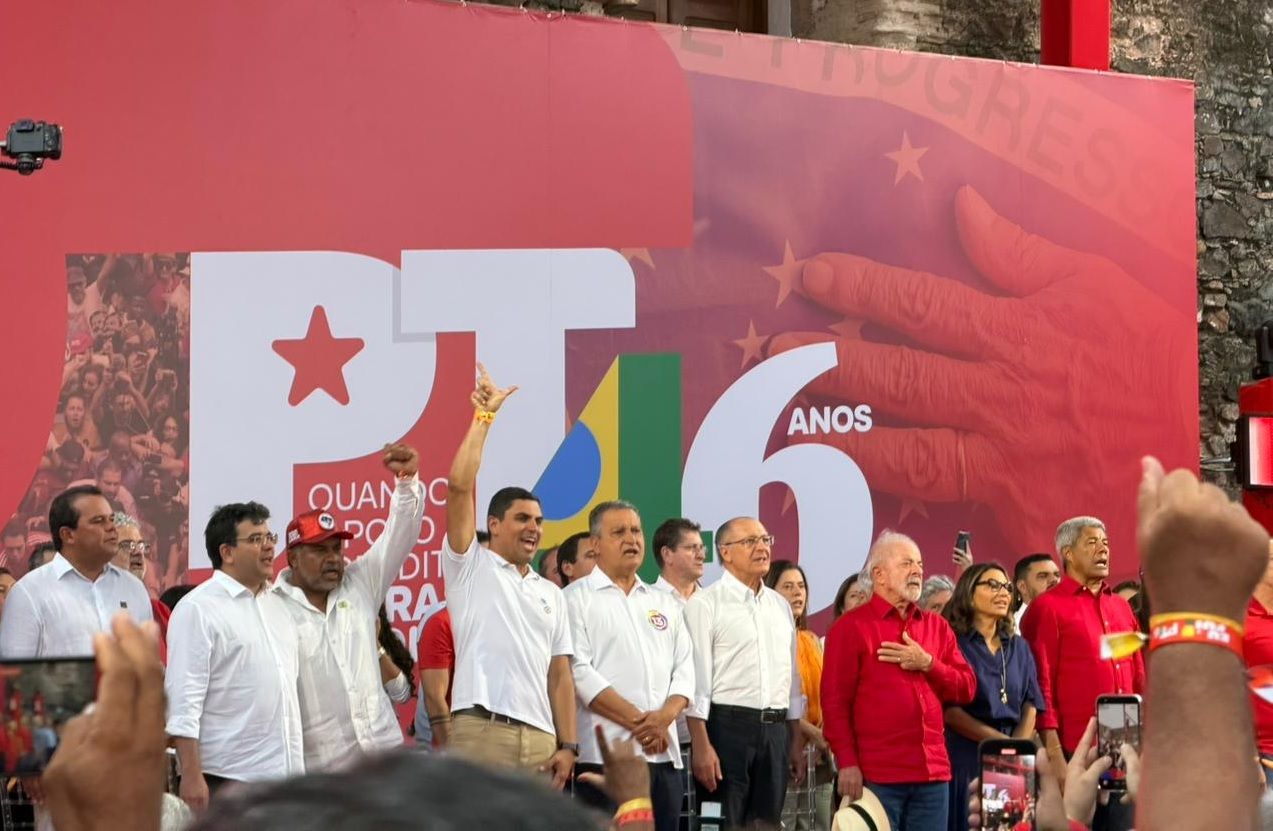 Eventodo PT na Bahia. Foto: Jo&atilde;o Tramm | Aratu On