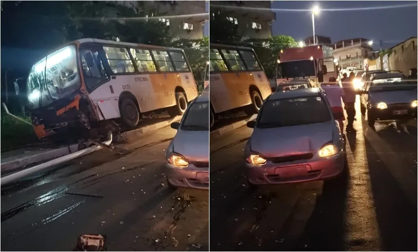 Ao menos quatro ficam feridos após acidente envolvendo micro-ônibus em Cajazeiras