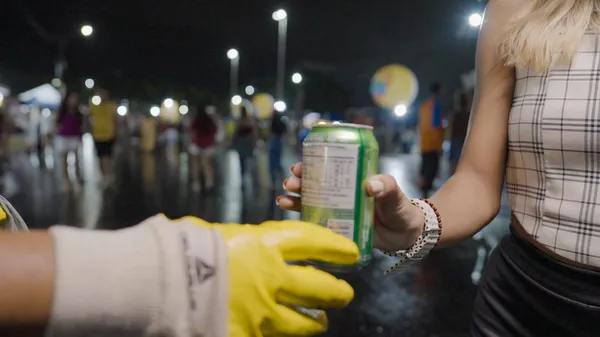 Cerca de 650 catadores coletaram mais de 12 toneladas de recicláveis no São João de Salvador. Foto: Divulgação / ASCOM CAMA