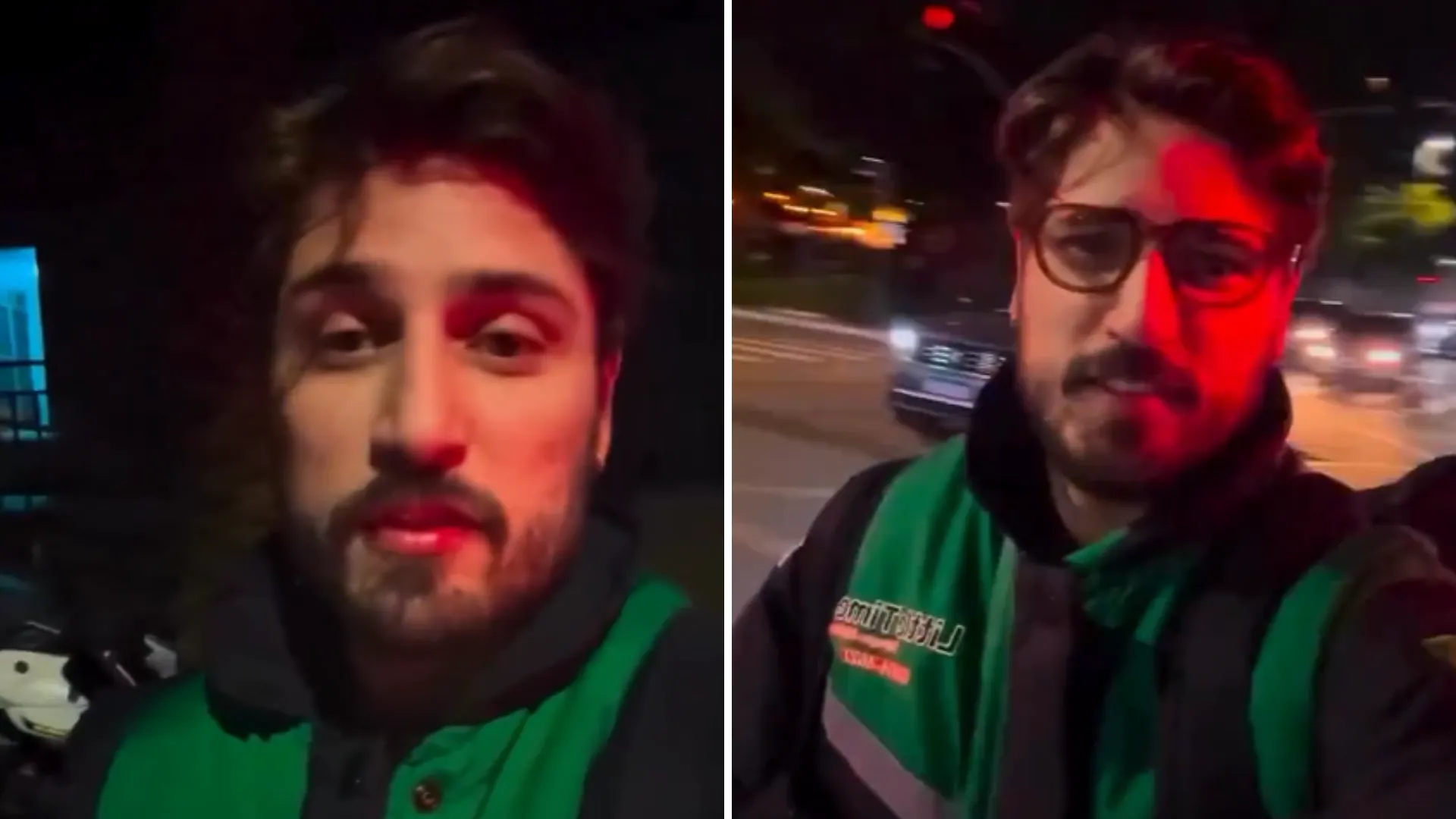 Ator Daniel Rocha conta experiência como entregador. Foto: Redes sociais 