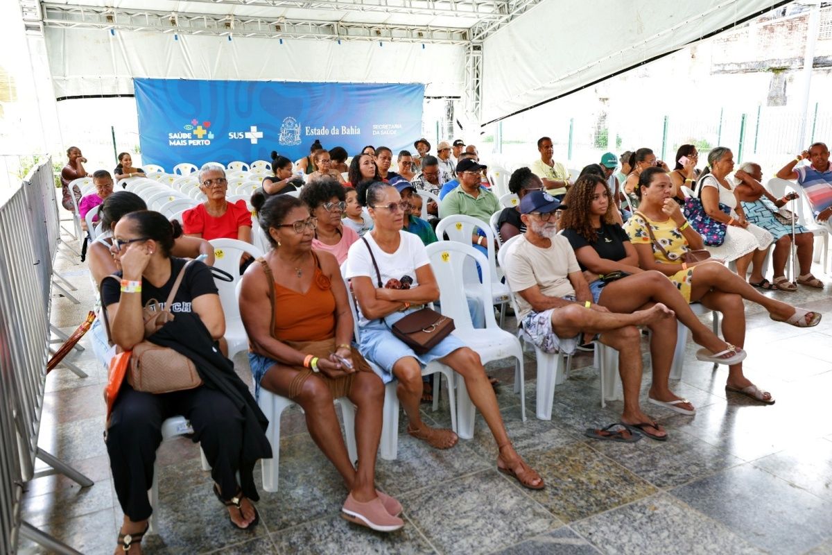  Cidade da Bahia recebe feira gratuita com consultas, exames e vacinas: Foto: Jeane Abreu/GovBA