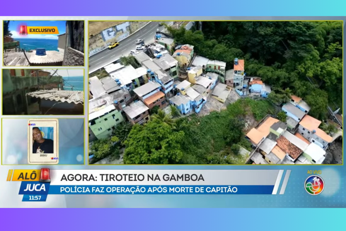 Dois Suspeitos Presos Na Gamboa.|  Foto: Reprodu&ccedil;&atilde;o TV Aratu 