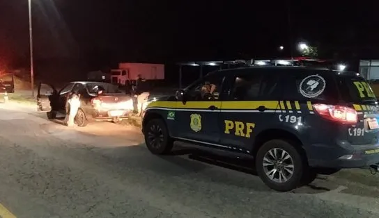 Durante operação na BR-101, PRF prende quarteto suspeito de cometer assaltos a ônibus em Alagoinhas 