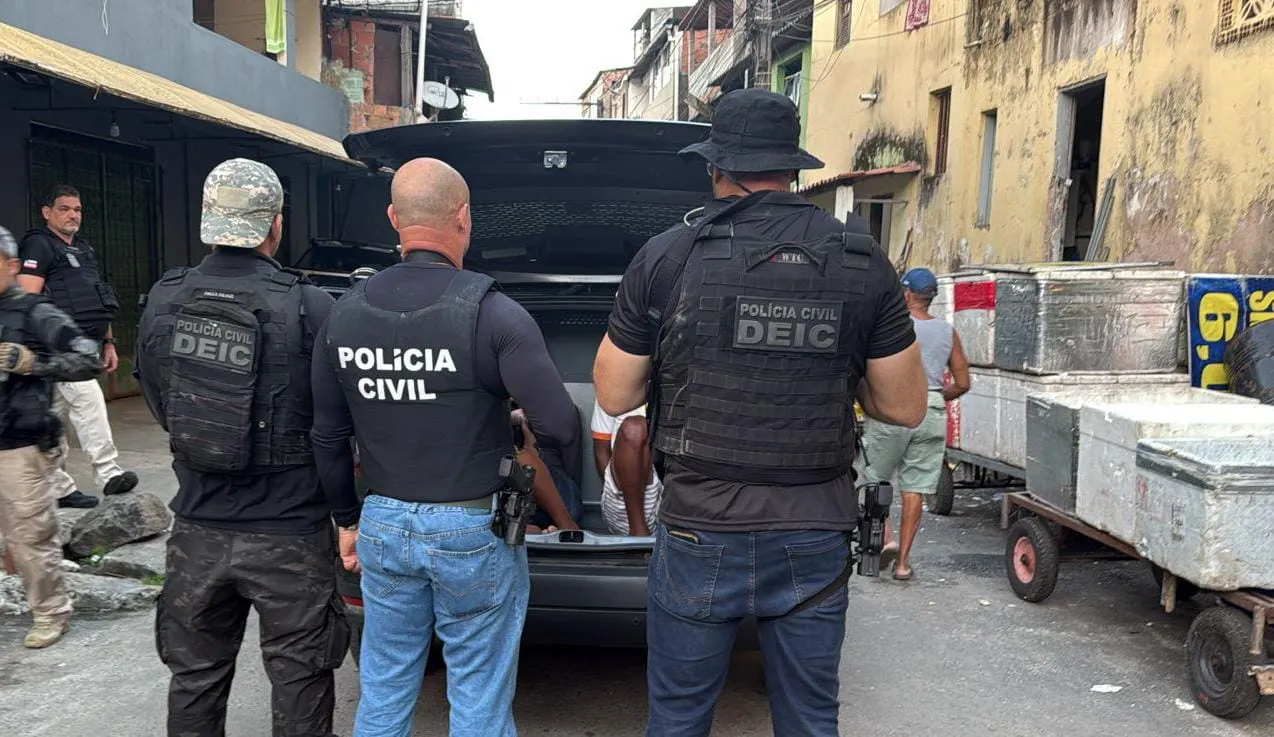 Irmãos presos em Salvador. Foto: Ascom PC