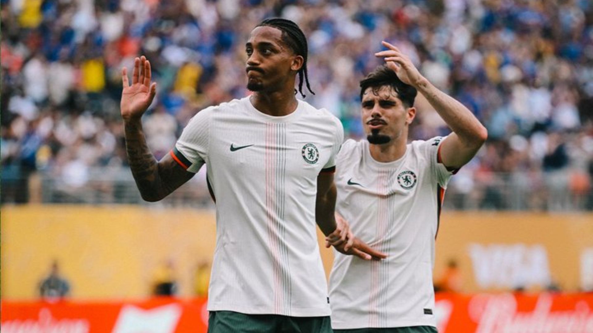 Joao Pedro, ex-Fluminense, fez o 1º gol do Chelsea na semifinal do Mundial de Clubes | Foto: reprodução/Chelsea FC