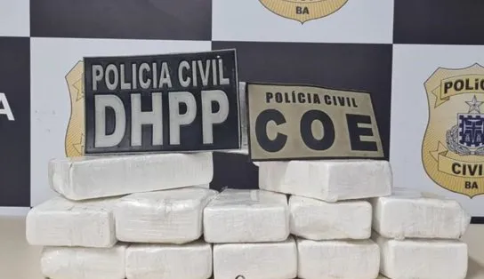 Simões Filho: após denúncia anônima, polícia prende suspeito com carregamento de droga avaliada em R$ 300 mil