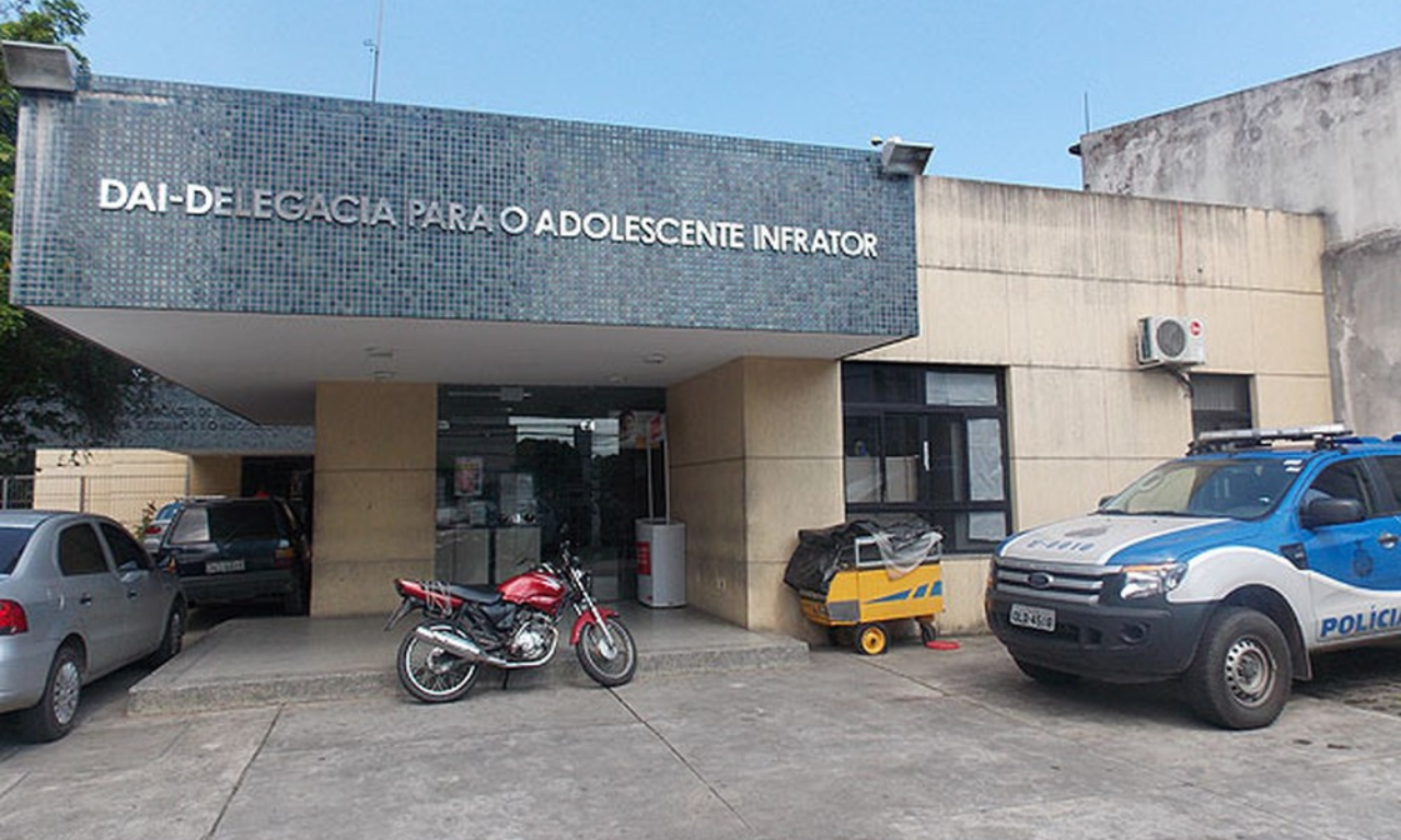 Delegacia para o Adolescente Infrator. Foto: Reprodução