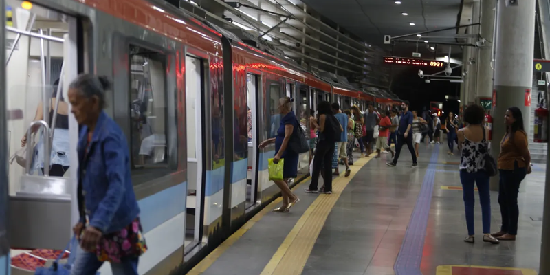 De janeiro a maio de 2025, ocorreram 327 acidentes nas estações de metrô de Salvador, de acordo com a CCR Metrô Bahia/Foto: Reprodução