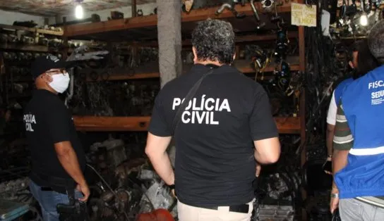 Deu ruim! Revendedores de peças duvidosas na Suburbana amanhecem com operação da polícia nas portas