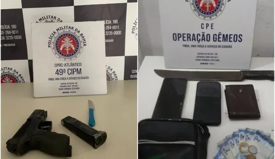 Durou pouco: assaltantes de ônibus são capturados em menos de 24 horas em Salvador e RMS