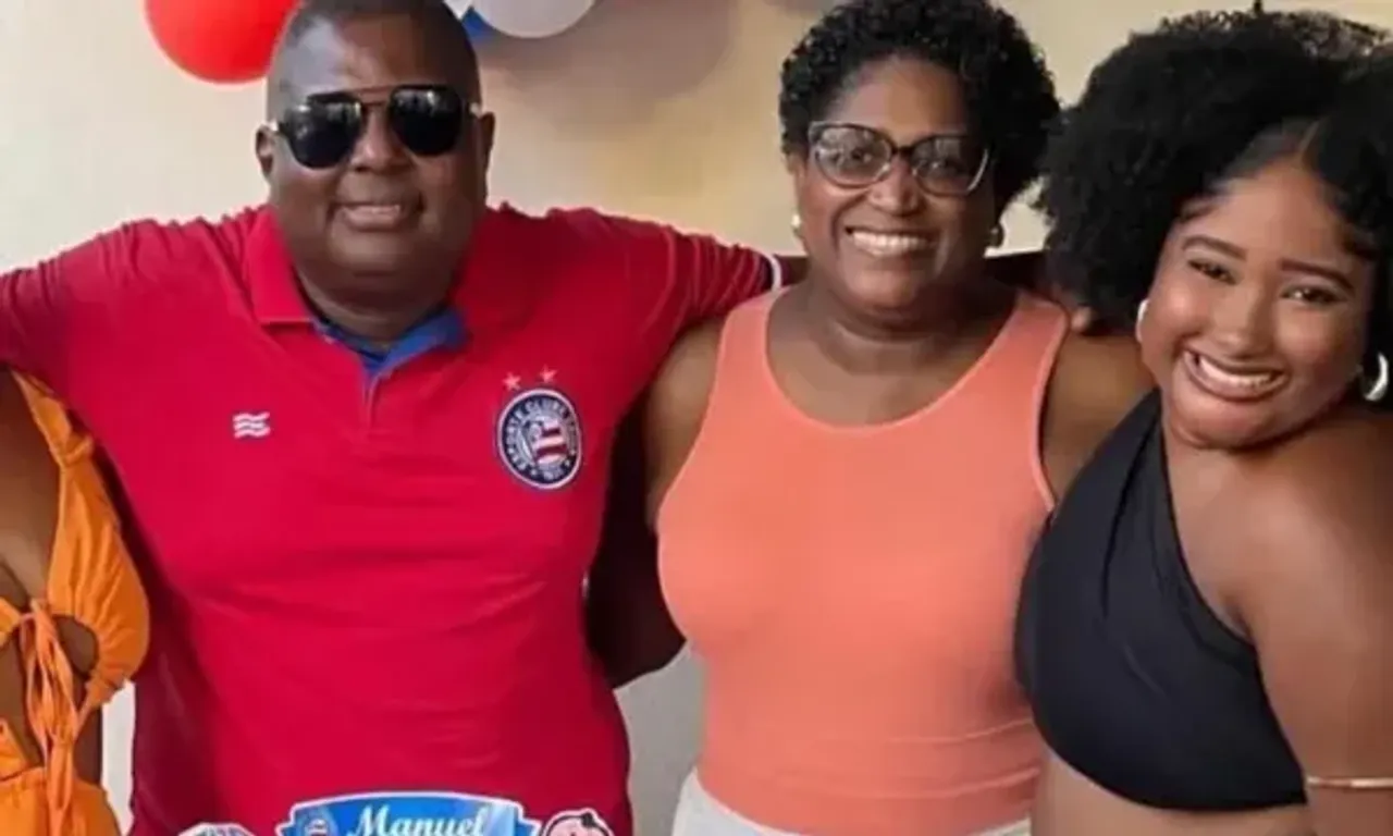 Fam&iacute;lia v&iacute;tima de acidente no interior da Bahia. Foto: redes sociais