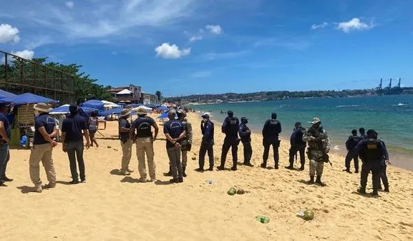 Ações da Guarda Municipal combatem aglomerações em praias de Salvador; assista