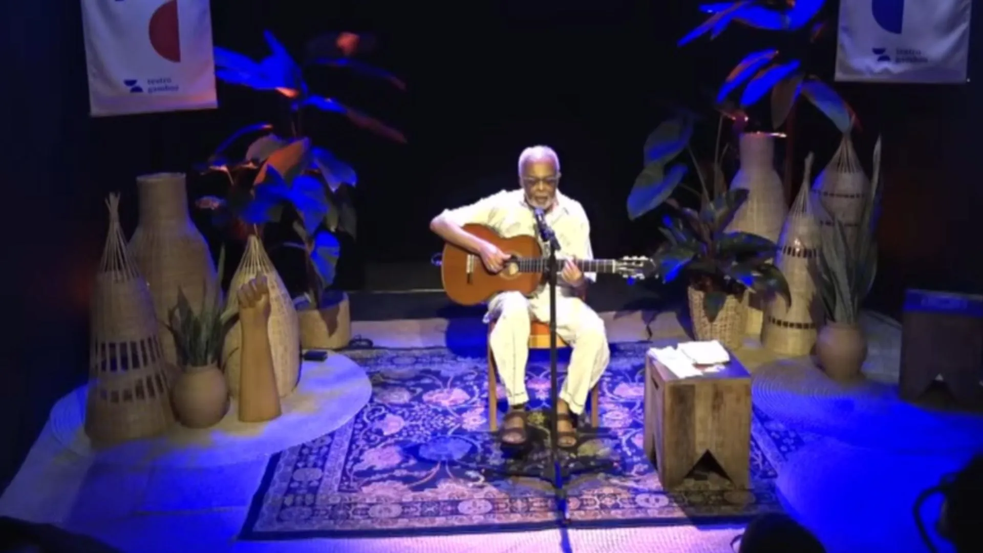 Gilberto Gil no Teatro Gamboa