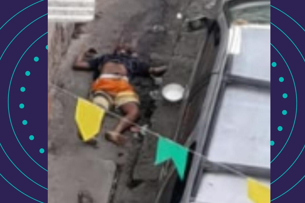 Homem &eacute; encontrado morto na rua Tancredo Neves, em Salvador. Foto: Reprodu&ccedil;&atilde;o Redes Sociais