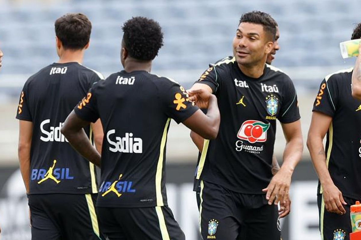  Jogadores da Sele&ccedil;&atilde;o Brasileira se apresentam nesta quarta para a Copa do Mundo. Foto: CBF