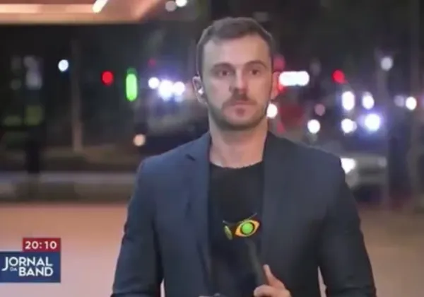 Jornalista sofre tentativa de assalto ao vivo na TV; veja vídeo