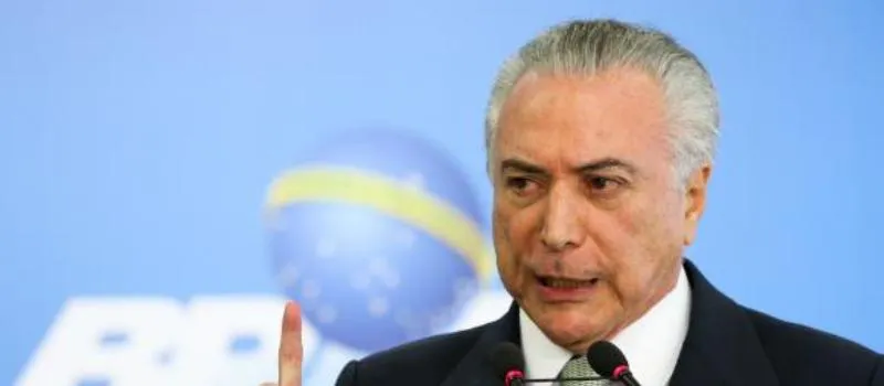 PASSADO A LIMPO: Temer nega irregularidade em cheque de R$ 1 milhão para campanha de 2014