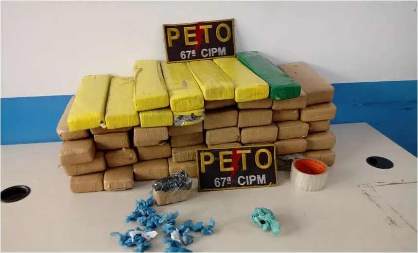 Homem é preso com 50 kg de maconha em Feira de Santana