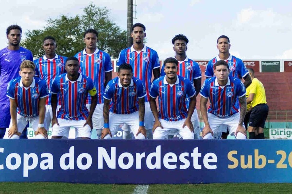 Bahia enfrenta o Fortaleza na final da Copa do Nordeste Sub-20. Foto: