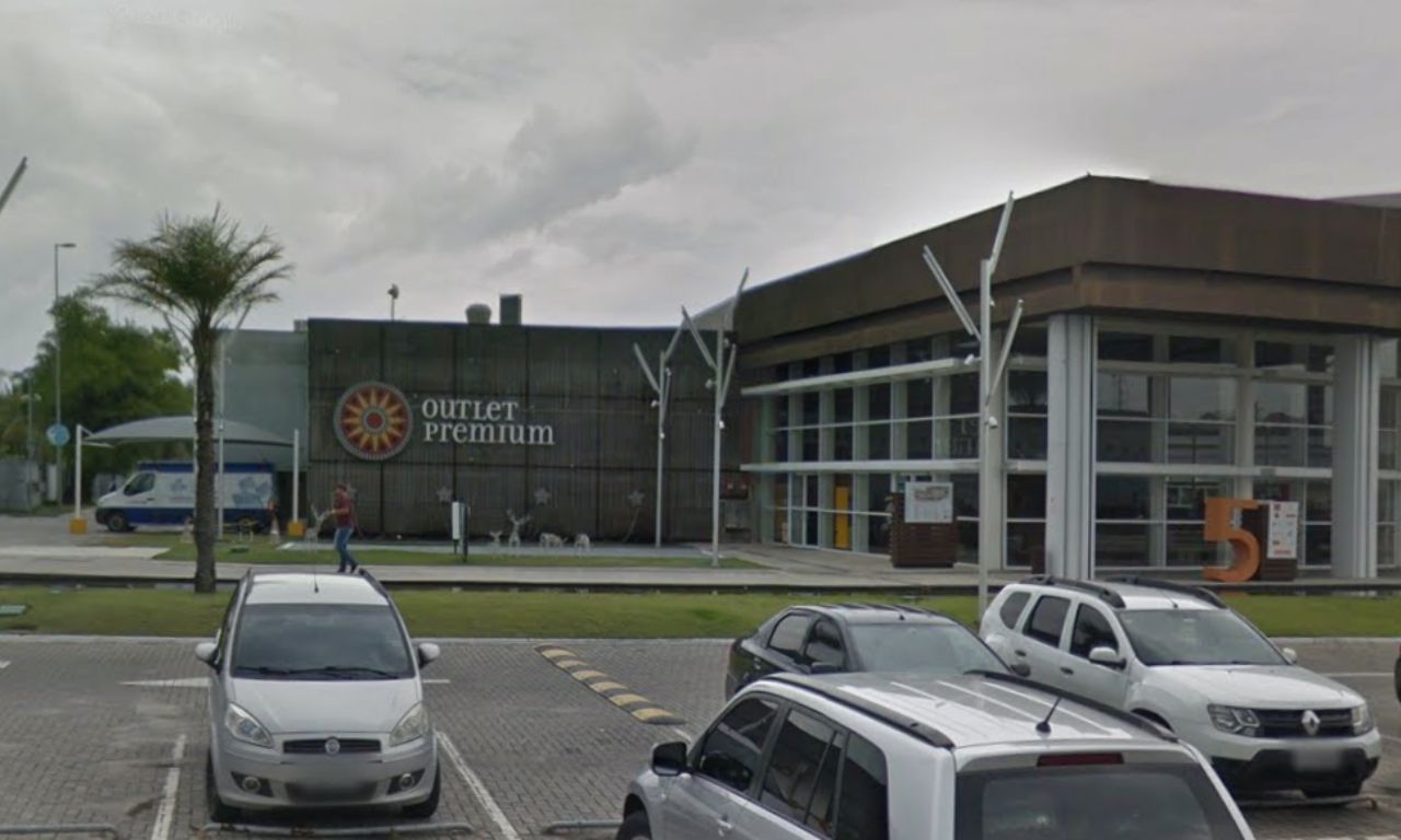 Assalto a joalheria de luxo em shopping na RMS. Foto: Google Street View