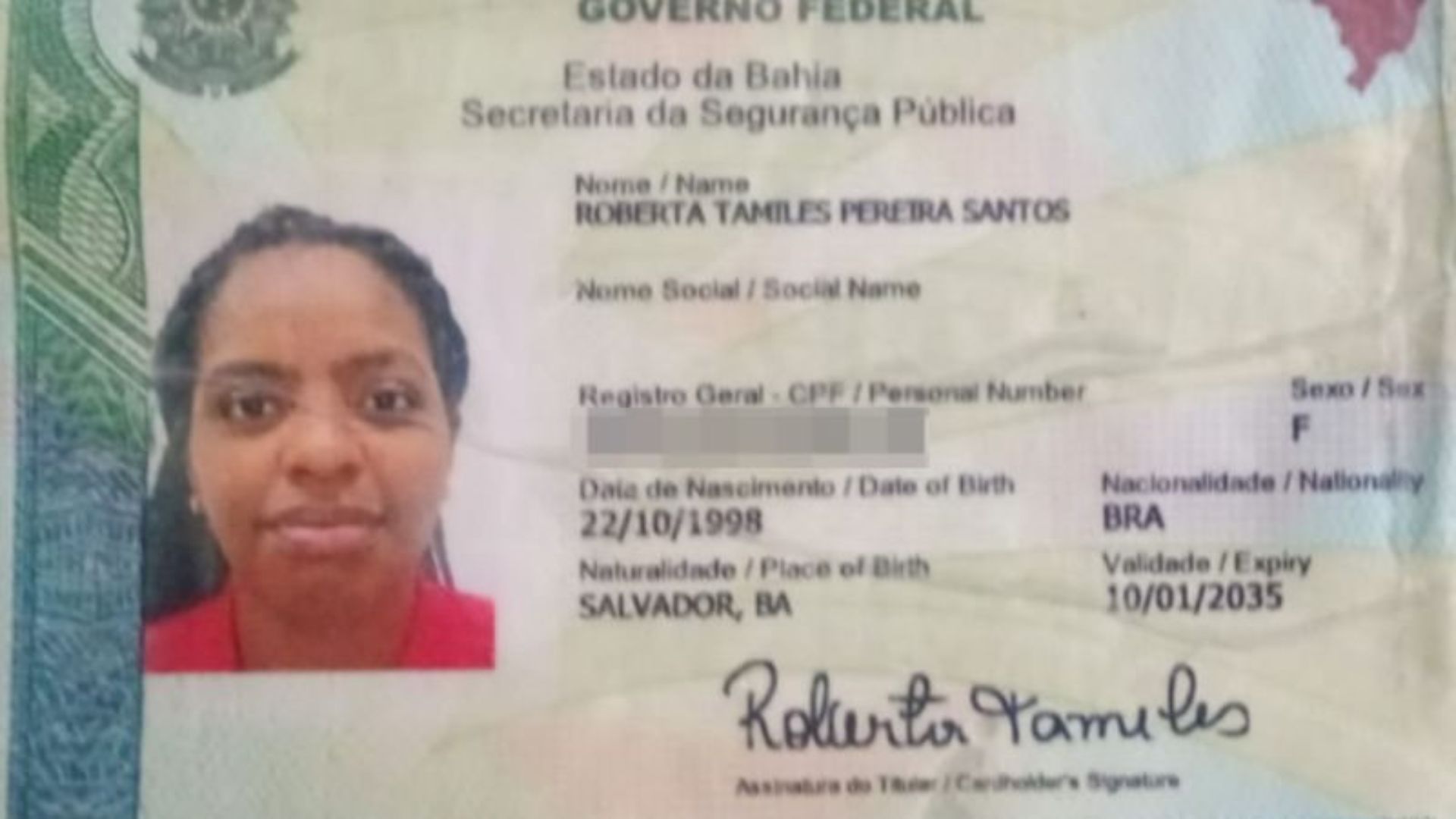 Mulher morta ap&oacute;s ter casa invadida por homens encapuzados em Salvador. Foto: arquivo pessoal