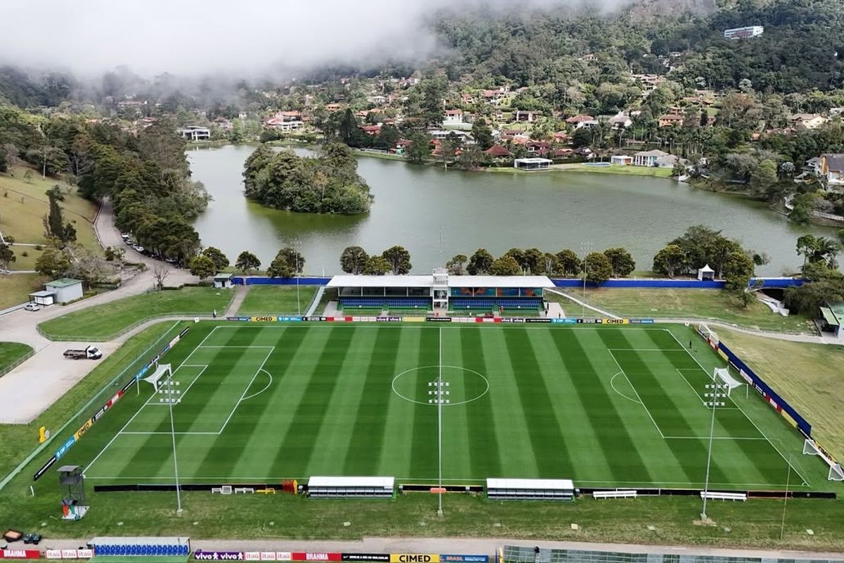 Sele&ccedil;&atilde;o treina na Granja Comary. Foto: Reprodu&ccedil;&atilde;o | Instagram