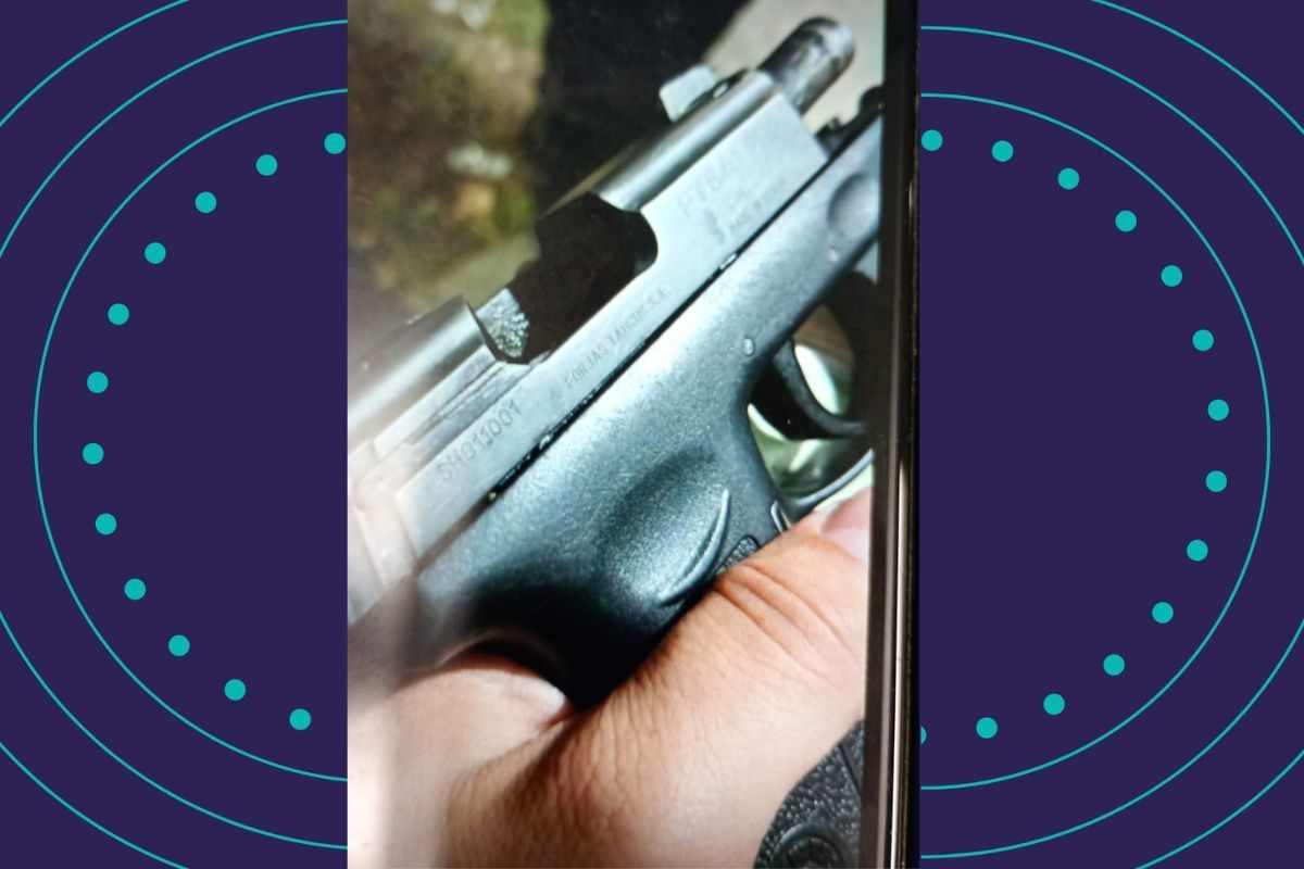 Home &Eacute; Preso Em Flagrante Ao Tentar Entrar No Circuito Dod&ocirc; Com Arma De Fogo Foto  Gabriel Arouca Ascom Ssp