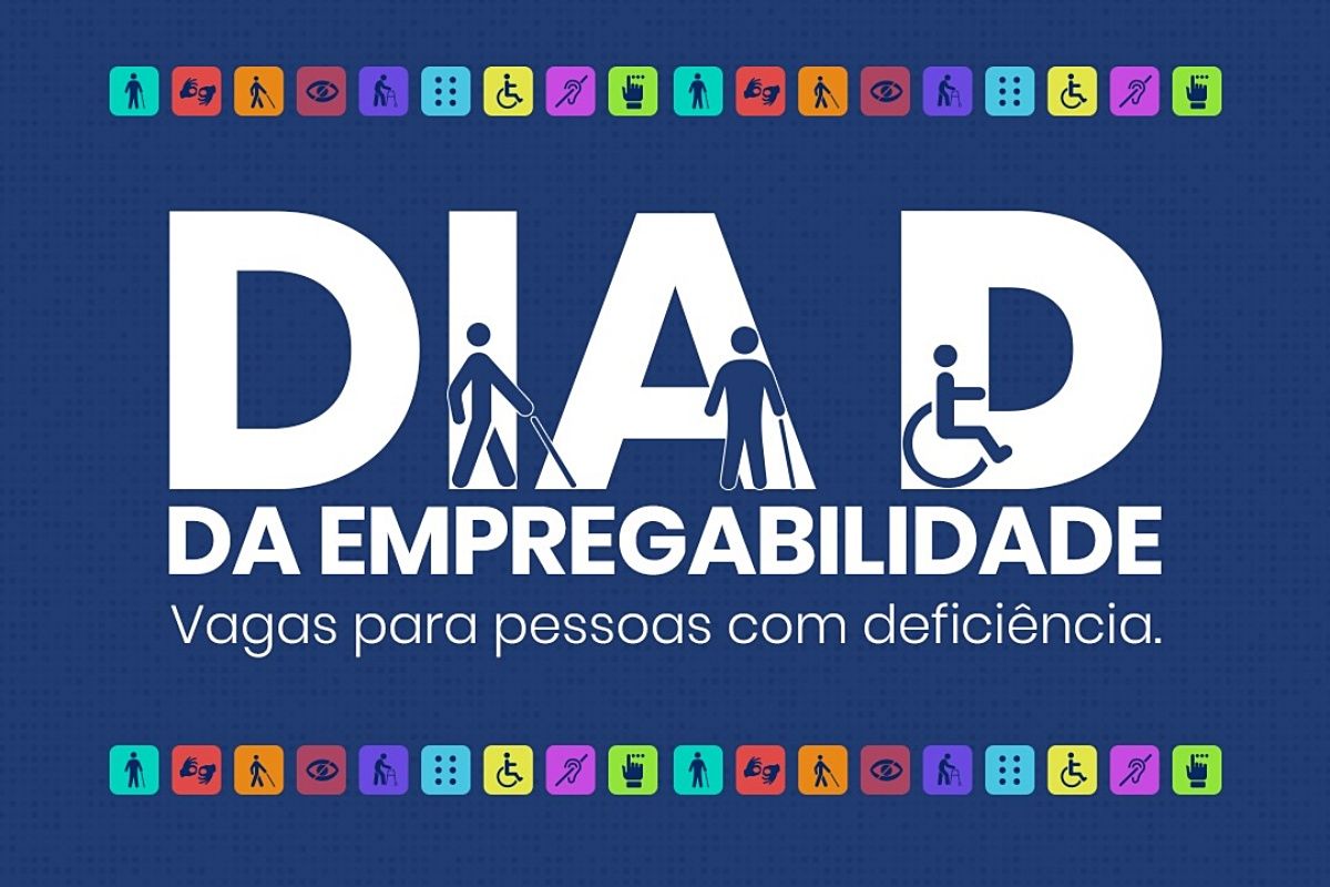 Promovido pela Prefeitura, o Dia D da Empregabilidade disponibiliza vagas de emprego para PCDs e suporte para o p&uacute;blico. Foto: Divulga&ccedil;&atilde;o