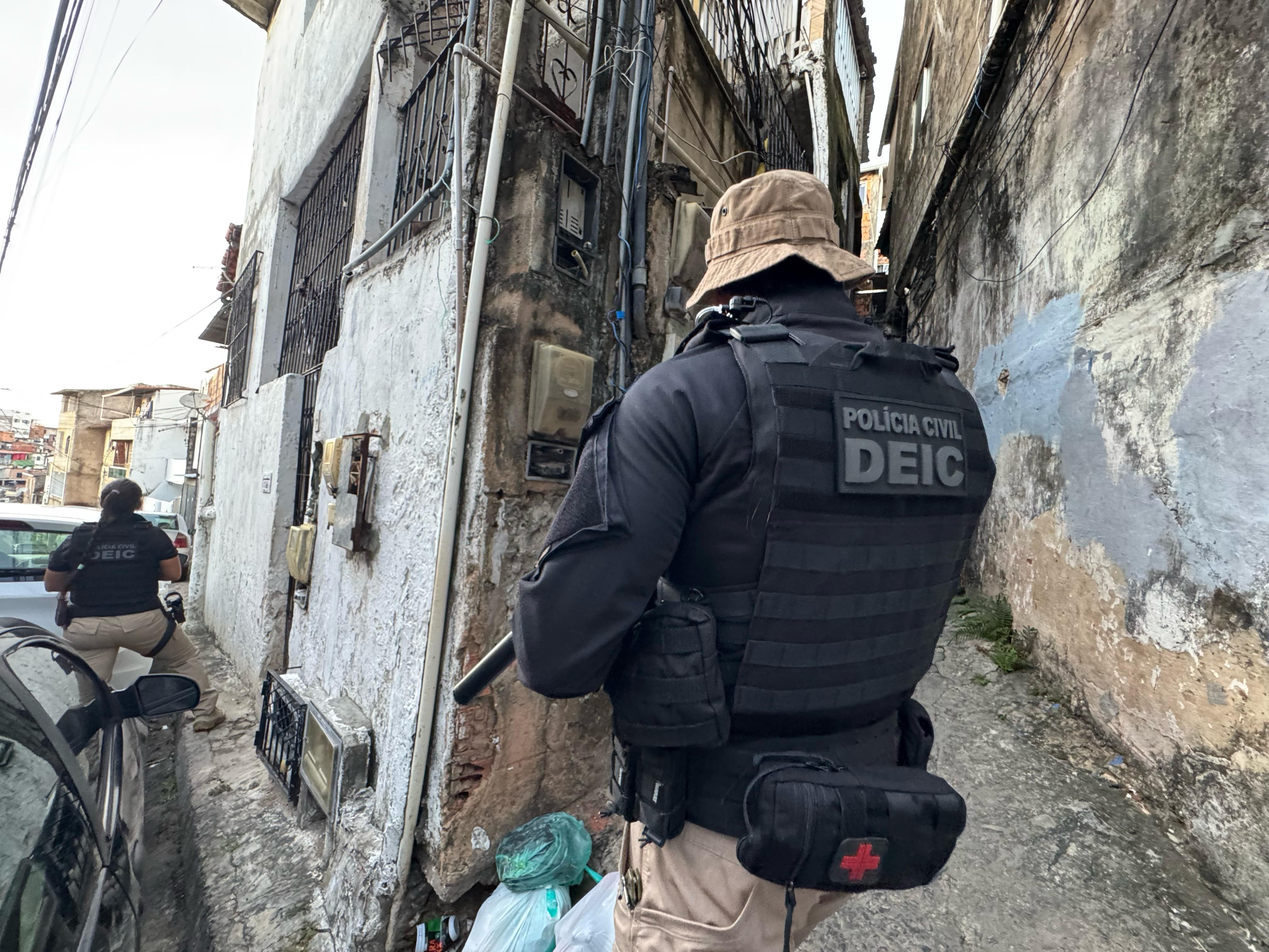 Operação da Polícia Civil acontece em Salvador, RMS e em cidades do interior. Foto: Ascom PC