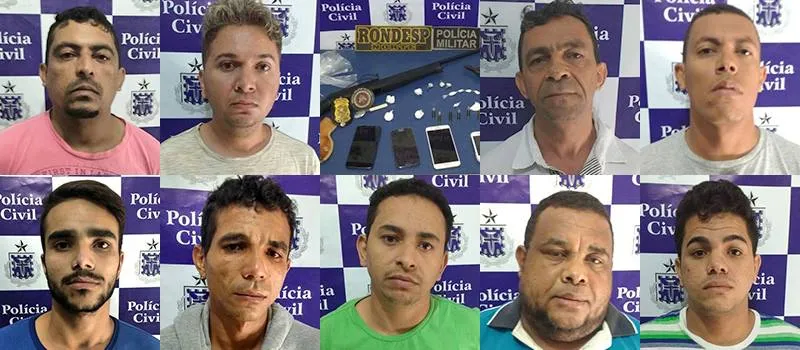 OPERAÇÃO LOCKOUT: Sete são presos por tráfico de drogas e homicídio no norte do estado