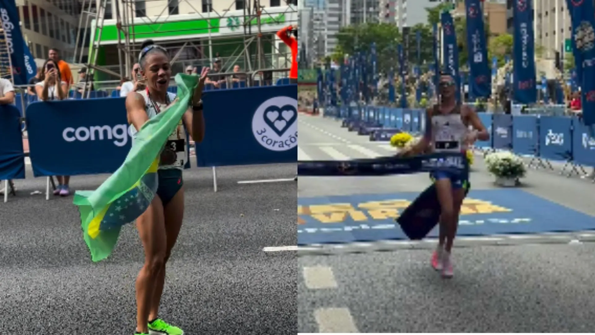 Núbia de Oliveira e Fábio Jesus