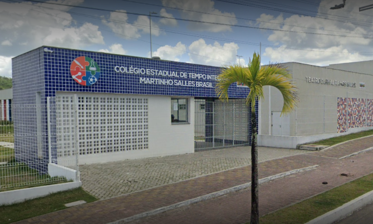 Estudante esfaqueia colega. Foto: Google Street View