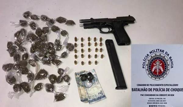 Suspeito é morto em troca de tiros com Batalhão de Choque no Lobato; arma de uso restrito foi apreendida