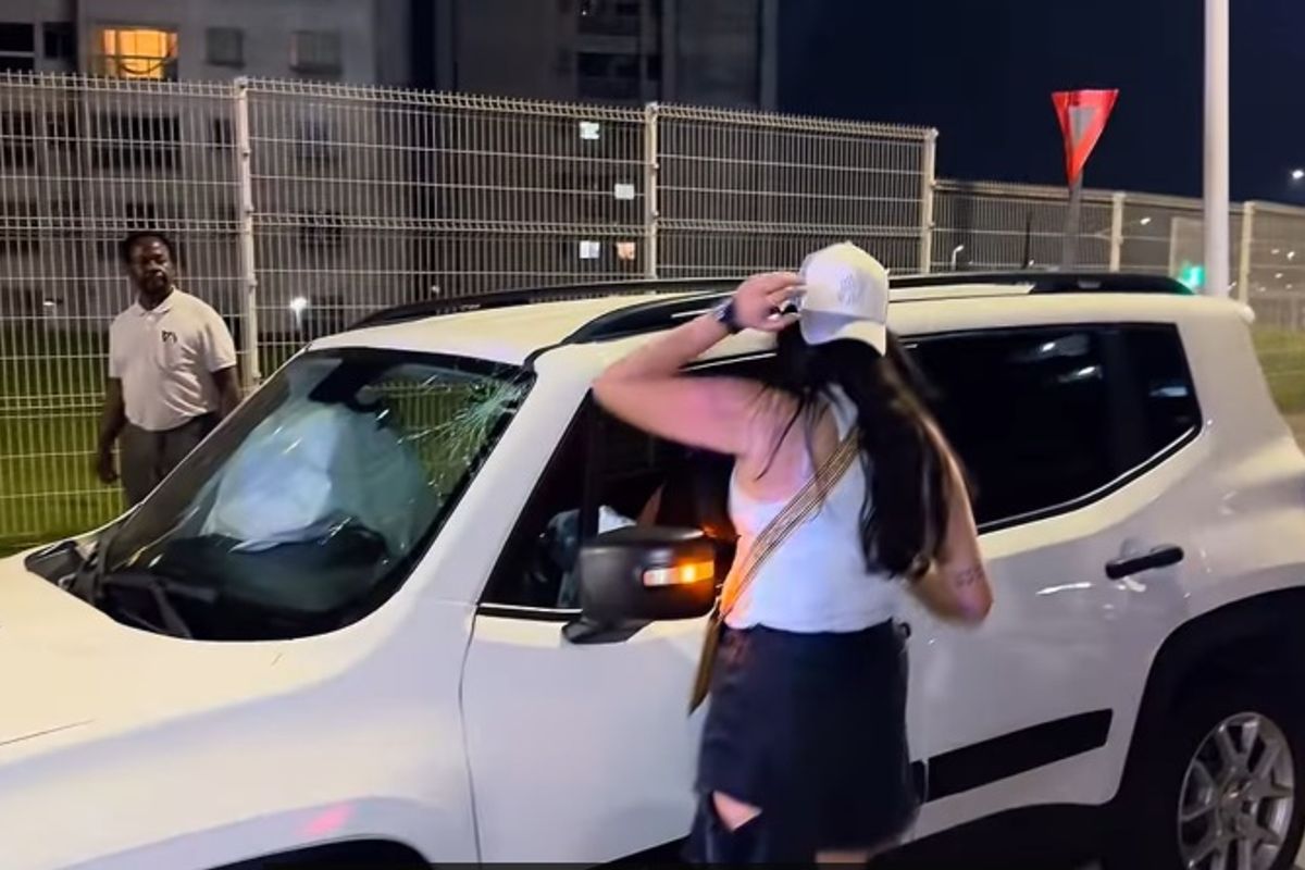 Investigadora de pol&iacute;cia se envolve em Acidente de tr&acirc;nsito no Cabula. Foto: Reprodu&ccedil;&atilde;o | V&iacute;deo/Al&ocirc; Juca