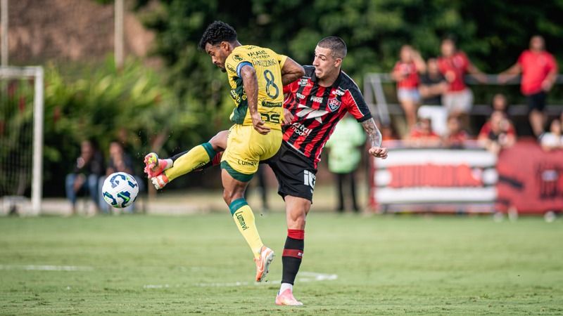 Vitória venceu o Mirassol por 2 a 0. Foto: Victor Ferreira | ECV