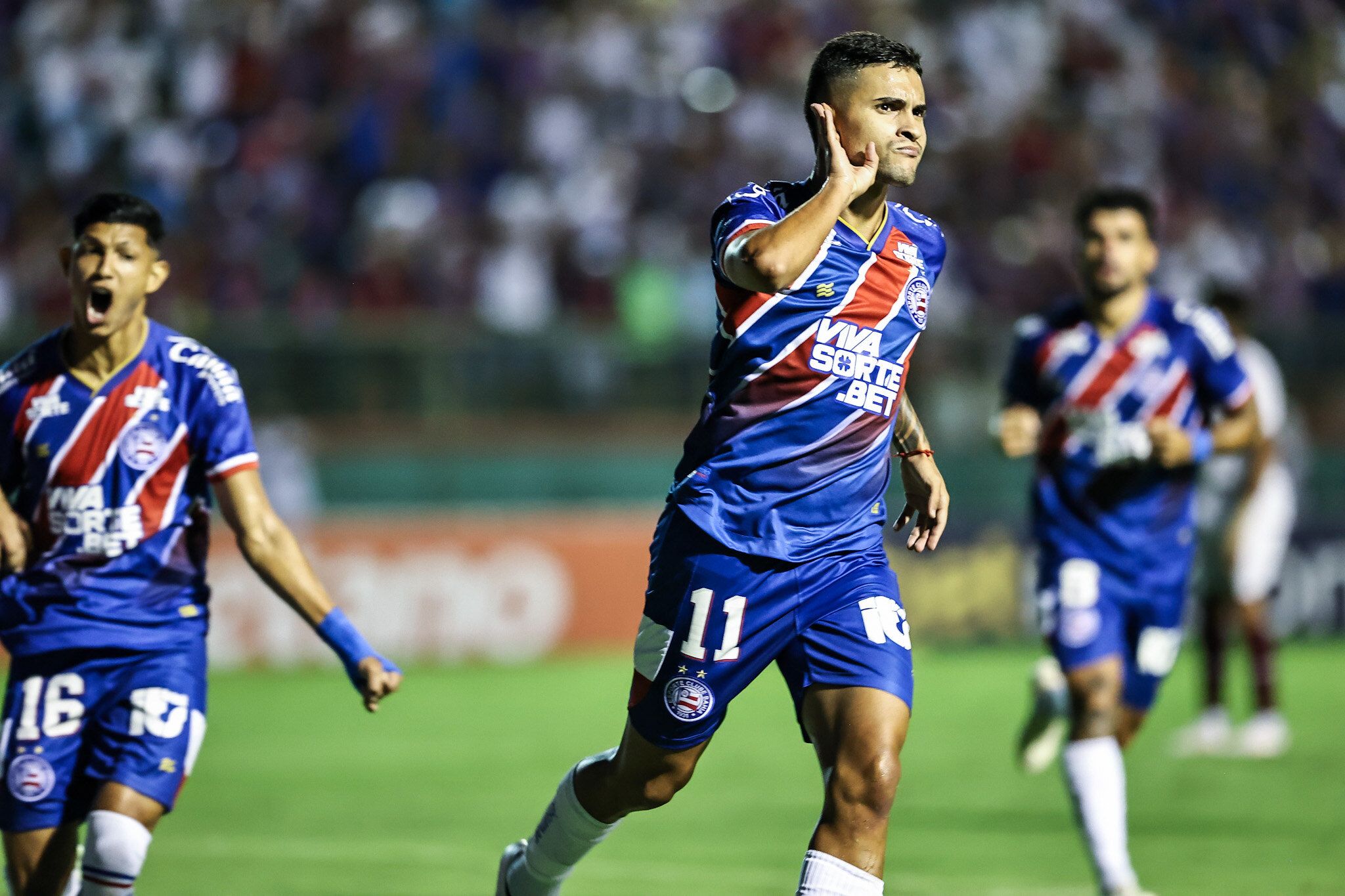 Bahia goleia e garante vaga na final. Foto: Divulgação/Bahia