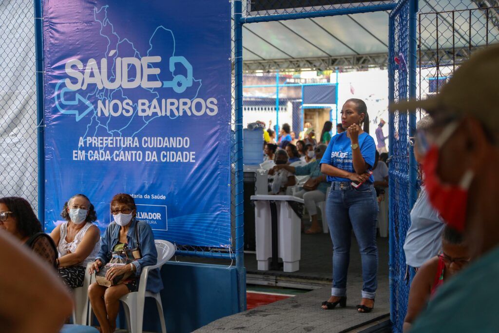 Saúde nos Bairros oferta serviços em quatro localidades de Salvador. Foto: Bruno Concha | Secom PMS