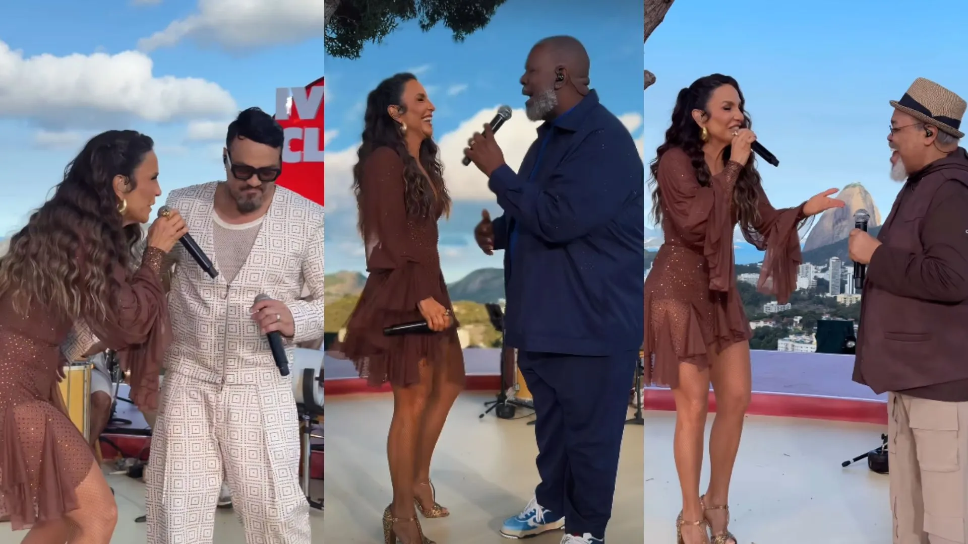 Ivete canta com Belo, Péricles e Jorge Aragão em projeto de samba; vídeos