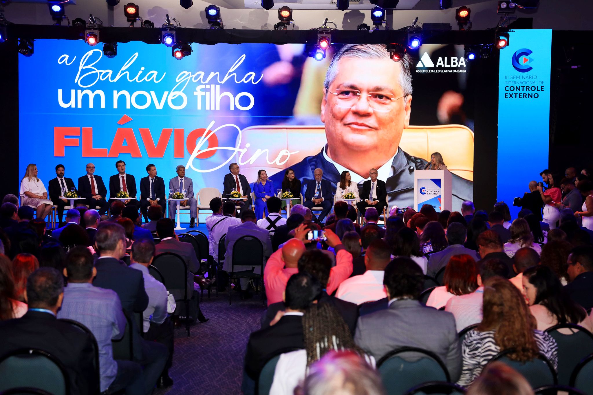 Flávio Fino foi homenageado em Salvador | Foto: Thuane Maria/GOVBA