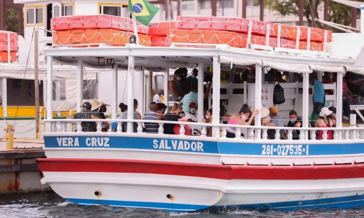 A retomada da travessia depende da melhora das condi&ccedil;&otilde;es de navega&ccedil;&atilde;o na Ba&iacute;a de Todos-os-Santos. Foto: Divulga&ccedil;&atilde;o