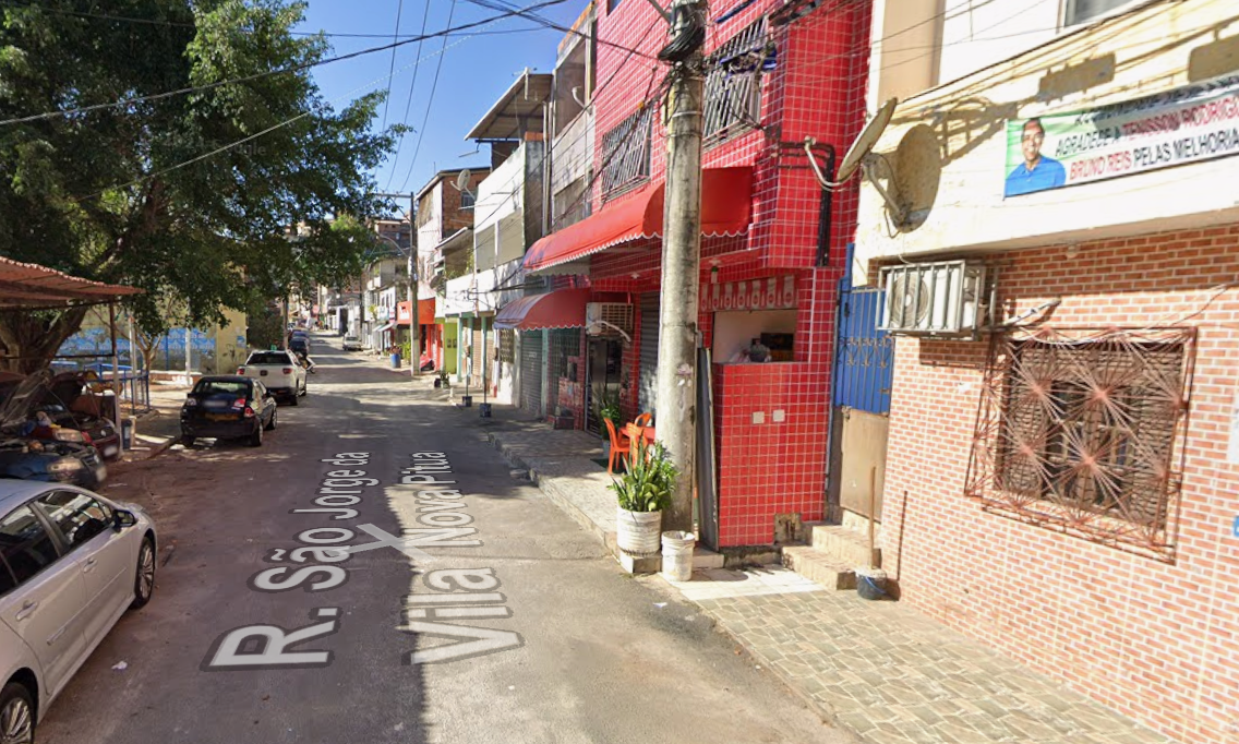 O homem morreu ap&oacute;s confronto com a PM, na regi&atilde;o de Vila Nova de Pitua&ccedil;u.| Reprodu&ccedil;&atilde;o: Google Street View