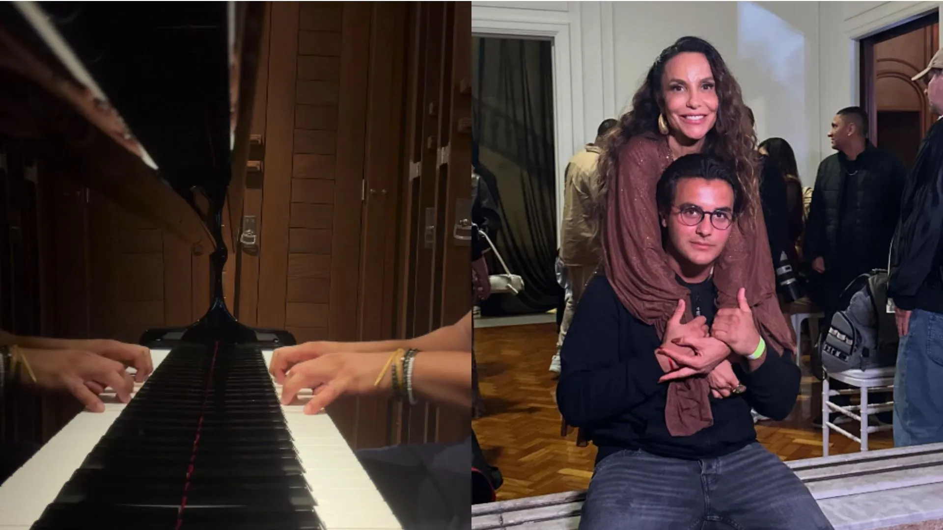 VÍDEO: Marcelo Sangalo surpreende ao tocar piano; 'Minha vida', diz Ivete