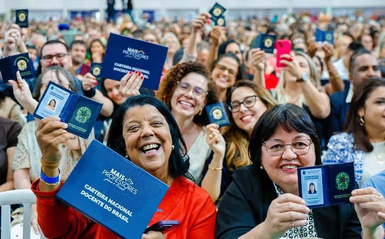 Carteira Nacional Docente Foto Ricardo Stuckert Pr